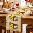 thumbnail image 5 of Lemon Basket Summer Table Runner 72 Inches, Farmhouse Vintage Tan Bed Runner Dresser Scarves Tabletop for Indoor Outdoor Parties/Ceremony/Banquet, 18" x 72", 5 of 9
