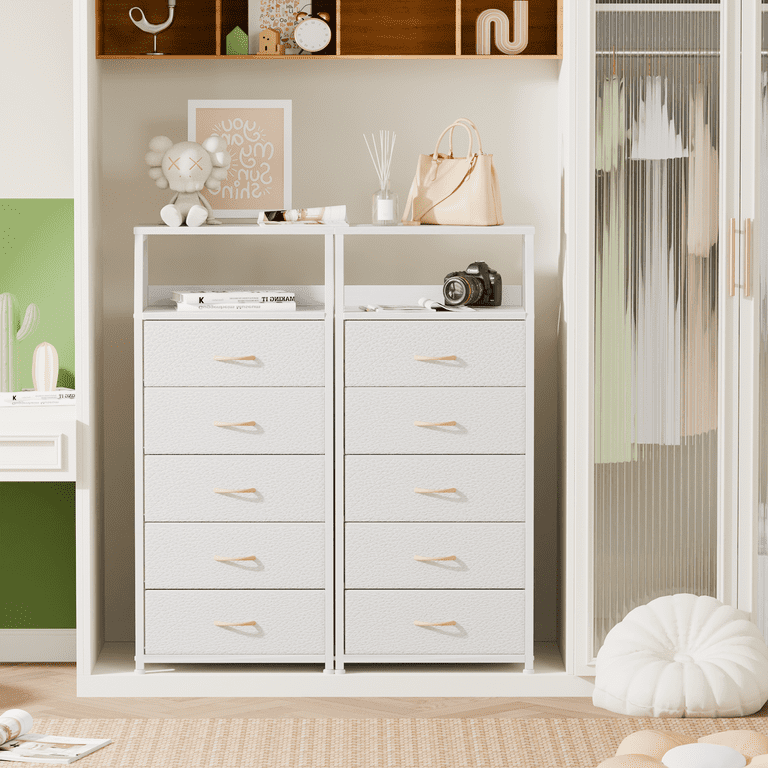 White dresser and end tables discount
