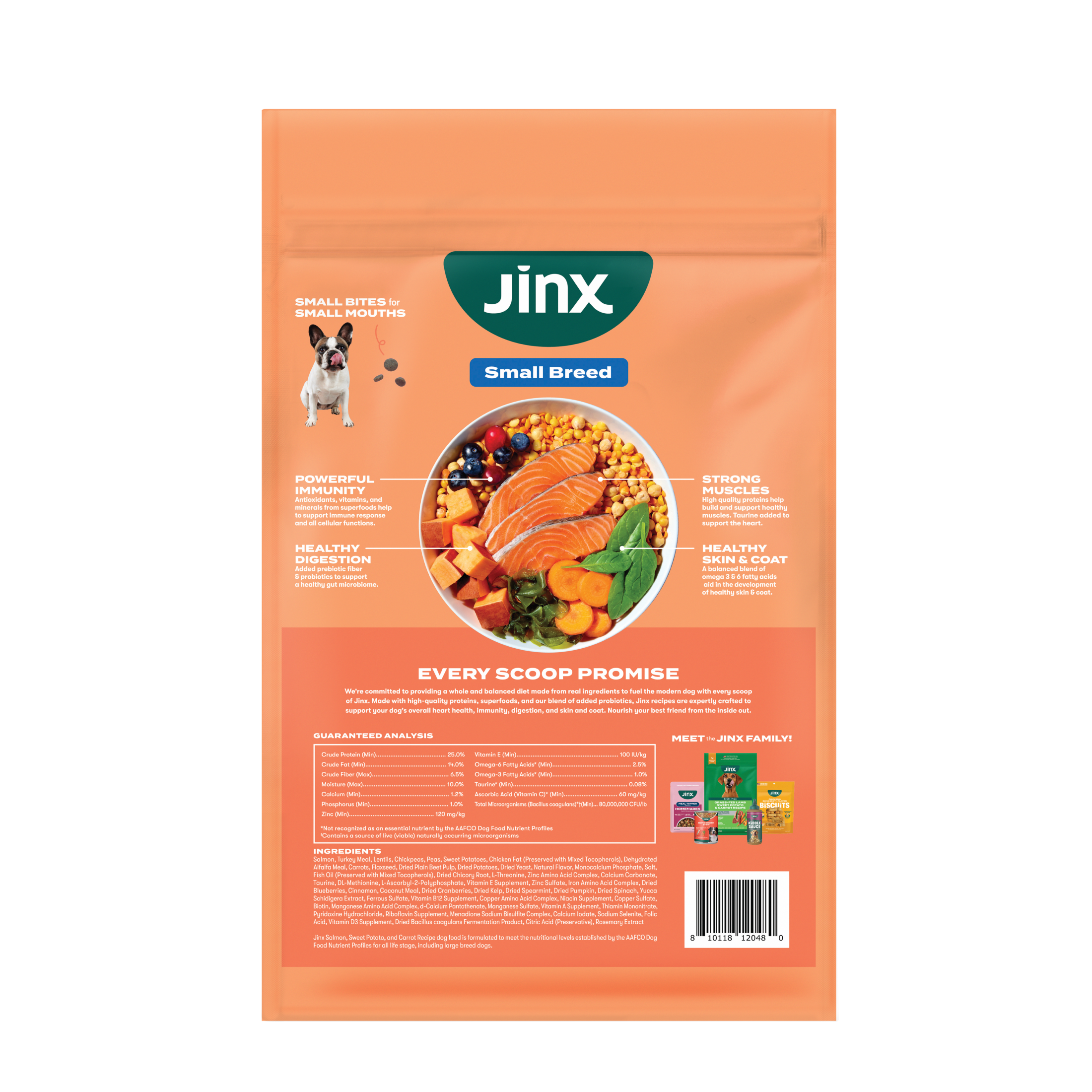 Jinx Small Breed Grain Free Sweet Potato Carrot Dog Food photo 7