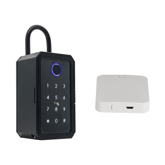 Electronic Safe Key Box Smart Life Control Waterproof Outdoor Security Fingerprint stash ,Easy to Operate