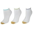 thumbnail image 3 of Gold Toe Cushioned Liner Low-Cut Socks 6-Pack Extended Sizes, 3 of 5