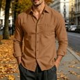 thumbnail image 2 of jjayotai Men's Oxford Shirt Long Sleeve Casual Button down Shirts Regular Fit Dress Shirts, 2 of 6