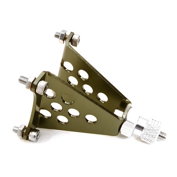 Integy RC Toy Model Hop-ups C26844GUN Machined Alloy Spare Tire Mount w/12mm Hex for 1/10 Scale Rock Crawler