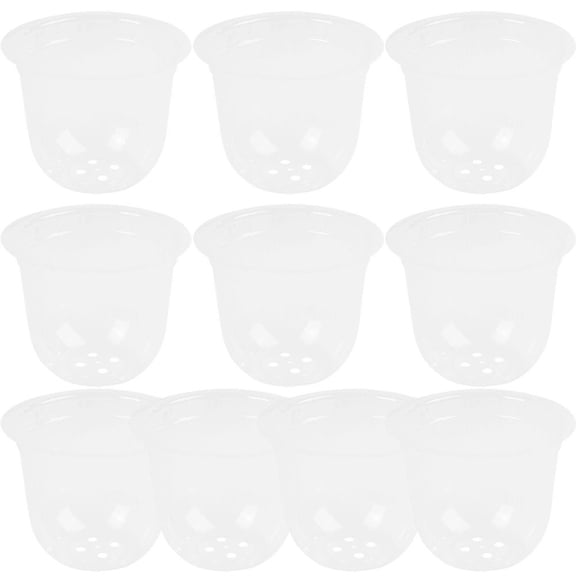 Hzzsbu 10Pcs Garden Cloche Dome Plant Bell Cover Seedling Insulation Cover for Outdoor Warming Garden Soil Plants Frost Protect