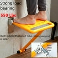 thumbnail image 2 of XZKING Folding Shower Seat Wall Mounted Shower Bench for Bathroom, Fold Down Shower Chair, Load 550 Lbs Shower Bench for Handicap Elderly Injury Senior, 2 of 11