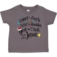 thumbnail image 3 of Inktastic Dance Like Frosty, Shine Like Rudolph, Give Like Santa Boys or Girls Toddler T-Shirt, 3 of 5