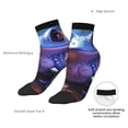 thumbnail image 6 of Fuzoiu Colorful Frog Among Flowers Print Adult Socks, Crew Moisture-wicking Socks, Unisex Cushion Crew Socks,Casual Sports Ankle Socks, 6 of 7