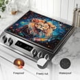 thumbnail image 4 of Silicone Stove Mat for Glass Top Stove, Gorgeous Stellar - Maned Lion Electric Stove Cover Mat, 28 x 20 Inch Heat - Resistant Gas Gtove Burner Covers Glass Stove Top Protector, 4 of 4