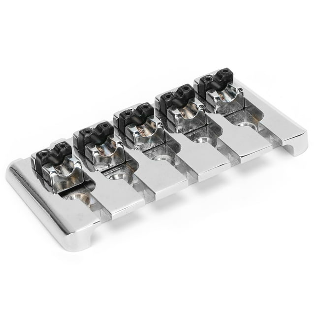 Metal Bass Bridge, Hard Tail Bridge Saddle Easy To Install For Bass For Musician