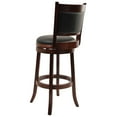 thumbnail image 2 of Boraam 29" Countertop Augusta Faux Leather Hardwood Swivel Bar Stool, Cherry, 2 of 5