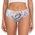 thumbnail image 1 of Fotbe Vintage Rose Calzones Estampados para Mujer – Ropa Interior de Algodón, Cómoda, Suave y Elástica-4X-Large, 1 of 6