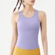 thumbnail image 2 of Tops de Yoga para Mujeres Manga Corta Cuello Redondo Deportes Elásticos, Top Ajustado para Primavera Verano Y Otoño, 2 of 5