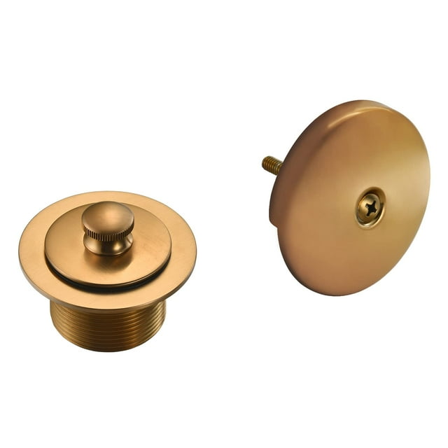 Kit De Drenaje De Ducha Y Bañera Roscado De 1-3/4 Pulgadas Utilizado Para Reemplazar Moen T90331Bg Con Conjunto De Drenaje Push-N-Lock Oro Cepillado