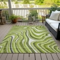 thumbnail image 6 of Addison Rugs Chantille Indoor/Outdoor Transitional Swirls Lime Washable Rectangle Rug, 3' x 5', 6 of 6