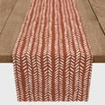thumbnail image 3 of Creative Products Modern Herringbone Rust 16x72 Poly Twill Table Runner, 3 of 3