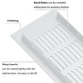 thumbnail image 3 of Aluminium Alloy Rectangular Ventilation Grille Plate for Cabinet Shoe Closet Vent, Ventilation Cover for RVs Campervans, 3 of 7