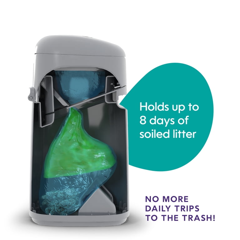 Litter Genie Easy Roll Cat Litter Disposal Pail, Odor Control photo 4