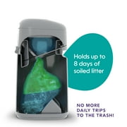 Litter Genie Easy Roll Cat Litter Disposal Pail, Odor Control, Includes Refill Bags & Scoop