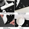thumbnail image 3 of Black Halloween Ghosts Bats and Stars Kitchen Rug Mat,Kitchen Runner Rugs Non Skid Washable,Decorative Kitchen Floor Mats for Kitchen,Sink,Laundry,17"X47", 3 of 5