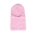 thumbnail image 2 of Elainilye Fashion Winter Hat Distressed Ski Mask Unisex Knitting Distressed Winter Windproof Full Face Mask For Men Women Free Size Hat,Pink, 2 of 2
