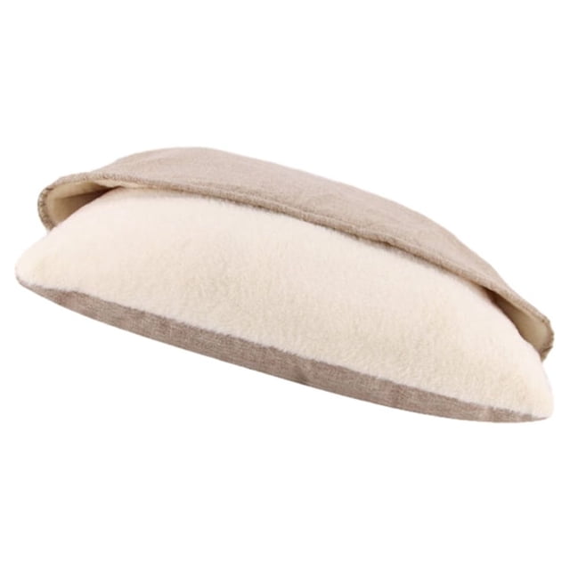 Methold Saco de dormir circular para mascotas, durabilidad, aplicación amplia, agradable para la piel, saco de dormir cálido para invierno, Suministros para perros caqui