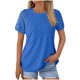 thumbnail image 1 of Pantalones Cortos para las Mujeres Impresión Sexy Cómodo Bolsillo de Manga Corta, Botón Top Blusa Camiseta, 1 of 8
