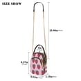 thumbnail image 2 of FORMRS Crossbody Bag for Women Quilted Travel Shoulder Cell Phone Purse with Chain Strap Handbag, Cartoon Strawberry, 2 of 7