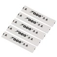 thumbnail image 1 of Uxcell 9.8"x0.7" PU Badminton Racket Head Racquet Protector Sticker Tape, White 15 Pack, 1 of 5