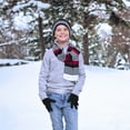 thumbnail image 4 of Polarwear Boys Hat,Scarf & Glove Set-Kids Cold Weather Winter Accessories-Childrens 3 Pc Beanie Set-Big Boys Hat Scarves Sets, 4 of 5