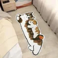 thumbnail image 1 of Cartoon Bedside Rug Cat Floor Mat Fluffy Cat Mats Irregular Carpet for Living Room Shaggy Area Rugs Thicken Doormat Cute Decor, 1 of 6