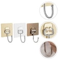 thumbnail image 1 of AURARMLET 15Pcs Steel Hooks Simple Shape Strong Adhesive Hooks Age Resistant for Various Decoration Styles, 1 of 8
