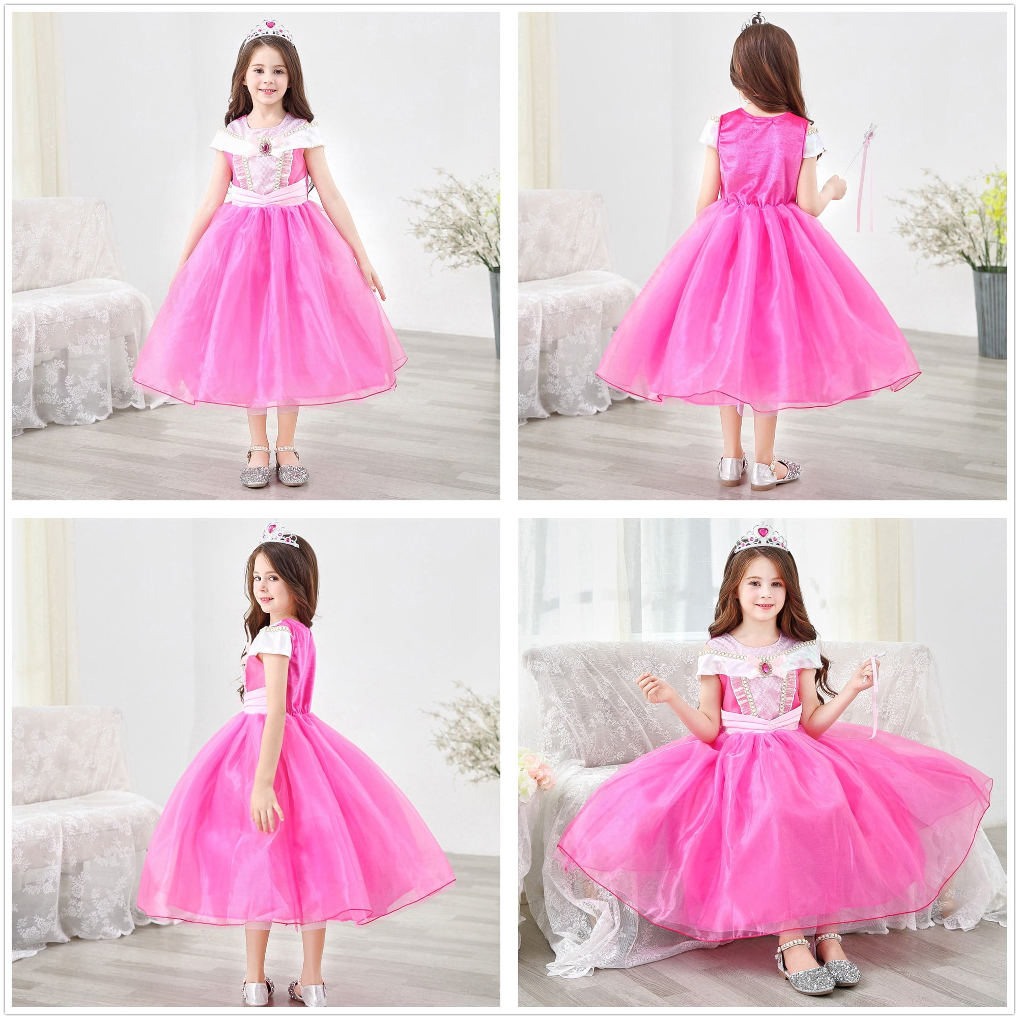 pink floral ruffle dress Veda Strappy Back Ruffle Maxi Dress Floral Fuchsia