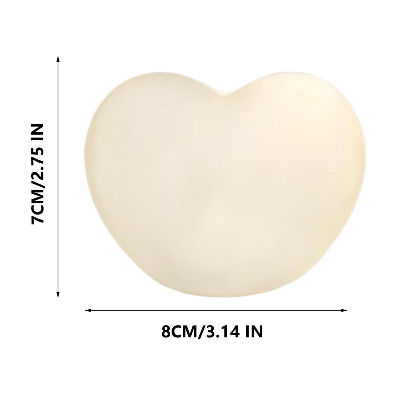 Stijggn Ba*by Night Light Christmas Decorations Heart Shaped Night Light, Cute Lamp, USB Rechargeable Bedside Lamp Gift for Christmas Valentine's Day Anniversary Wedding