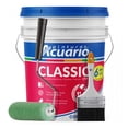 thumbnail image 1 of Pintura Acrílica Modificada Pinturas Acuario Exteriores Interiores 19 Litros Blanca Con Rodillo Y Brocha, 1 of 3