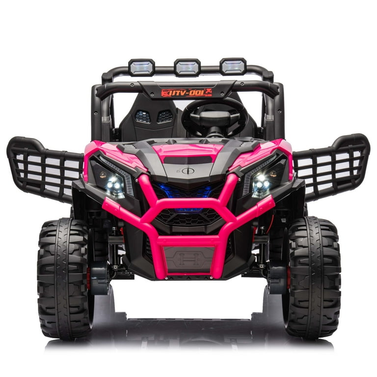 JOYRACER 4WD 24V Ride-On Toy Car with Dual XL Seats, 200W Motors