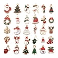 thumbnail image 1 of Navidad Diy Chapado En Oro Esmalte Charm Para Hacer Joyas Collares Pulseras Pendientes 30Pcs Vogacara HA038498-00, 1 of 6