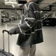 thumbnail image 5 of Cárdigan de moda de primavera y otoño de estilo americano para hombre, suéter de rayas a cuadros británicos de estilo coreano, suéter de cuello en V para hombre, 5 of 6