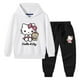 thumbnail image 5 of Hello Kitty, nueva ropa para niños, jersey para niñas, suéter con capucha, pantalones de dos piezas, traje deportivo de manga larga de algodón para bebés, 5 of 5