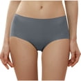 thumbnail image 2 of Annhoo Seamless Underwear for Women Comfort High Waisted Full Coverage Briefs Ladies No Show Soft Panties, 2 of 4