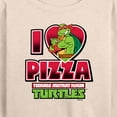thumbnail image 3 of Teenage Mutant Ninja Turtles - I Love Pizza - Women's Lightweight French Terry Long Sleeve Shirt, 3 of 5