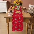 thumbnail image 3 of Christmas Tree Table Runner 72 Inches, Red Xmas Candy Cane Stars Winter Holiday Bed Runner Dresser Scarves Tabletop for Indoor Outdoor Parties/Ceremony/Banquet, 16" x 72", 3 of 8