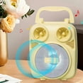 thumbnail image 4 of Latrodar Wireless Bluetooth Speaker K Song Volume Home Upgraded e Speaker Radio/USB/ Yellow 6.4x4.8 Inch Home Essentials, 4 of 5