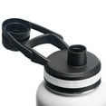thumbnail image 3 of Thermoflask Stainless Steel Water Bottle With Chug and Straw Lid, 40oz White, 3 of 4