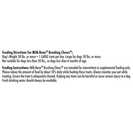 Milk-Bone Brushing Chews Daily Dental Dog Treats, Large, 33.7 oz., 25 Bones Per Bag - Image 7
