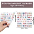 thumbnail image 2 of 24 Sheet 12 Styles Patterned Paper Pad 15.2x15.2cm Scrapbook Paper Pack Single-Sided Birthday Themed Pattern Colorful Cardstock Collection Decorative Album Background Paper DIY Card Craft, 2 of 7