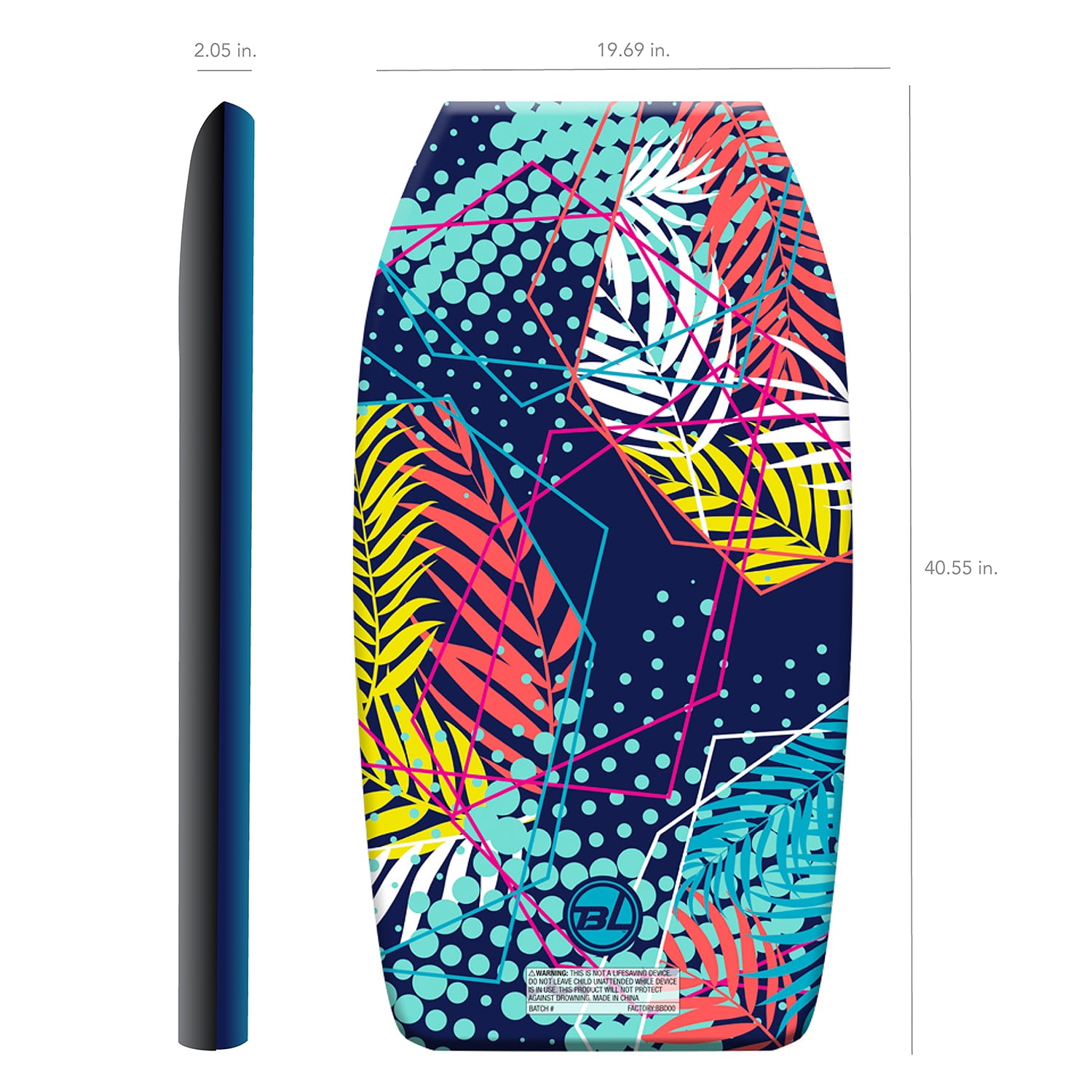 Seasonal Supply Co. 41-inch Assorted Print Bodyboard