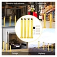 thumbnail image 7 of 48Inx4.5In Safety Bollard,  Roadside Barricade,  Safety Post Parking Barrier For Alert The Driver,  Stable Base, High Visibility, 4Pack, 7 of 7