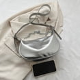 thumbnail image 3 of Bolsa De Hombro Bolso de cadena para mujer PU cuero moda sólido ajustable correa de hombro Shopper monedero Ehuebsd Para Estrenar, 3 of 8