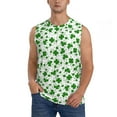 thumbnail image 2 of Picia St Patrick's Day4 mens Cotton Tank Undershirts , Moisture-wicking Ribbed Tanks, Lightweight Cotton Tank Undershirts-, 2 of 8