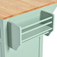 thumbnail image 4 of Drop - Leaf Kitchen Cart with High - Capacity Tabletop | In Rectangular Shape, Good for Meal Preparation, 4 of 6